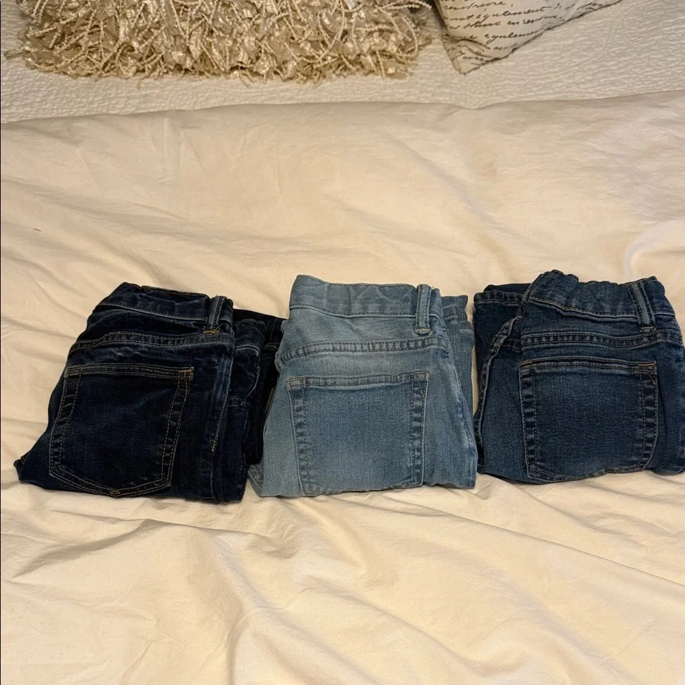 GAP Boys Jeans Trio - Dark Blue, Light Blue, Medium Blue - Picture 1 of 5